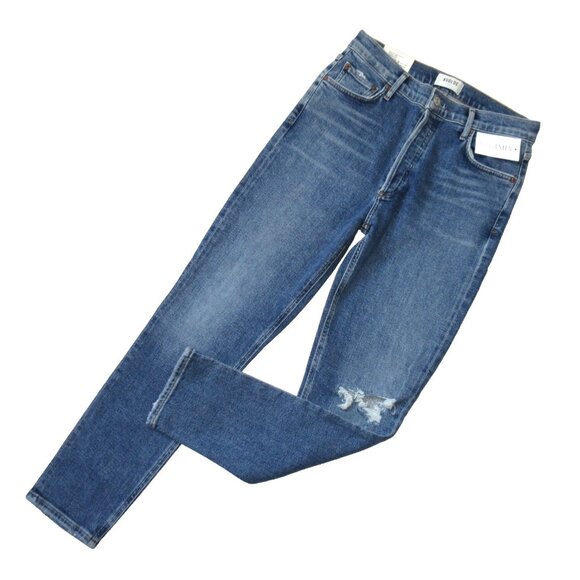 NWT AGOLDE Nico High Rise Slim in Shoreline Stretch Jeans 28 $168 - Picture 4 of 10
